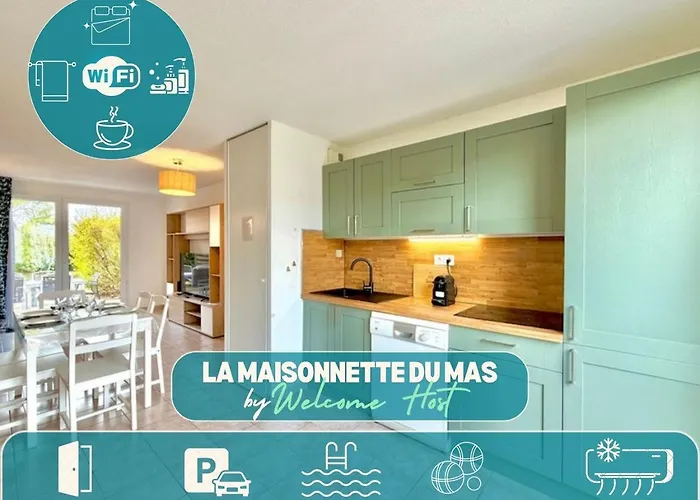 La Maisonnette Du Mas, 6 Pers Piscine A Tatil Evi *